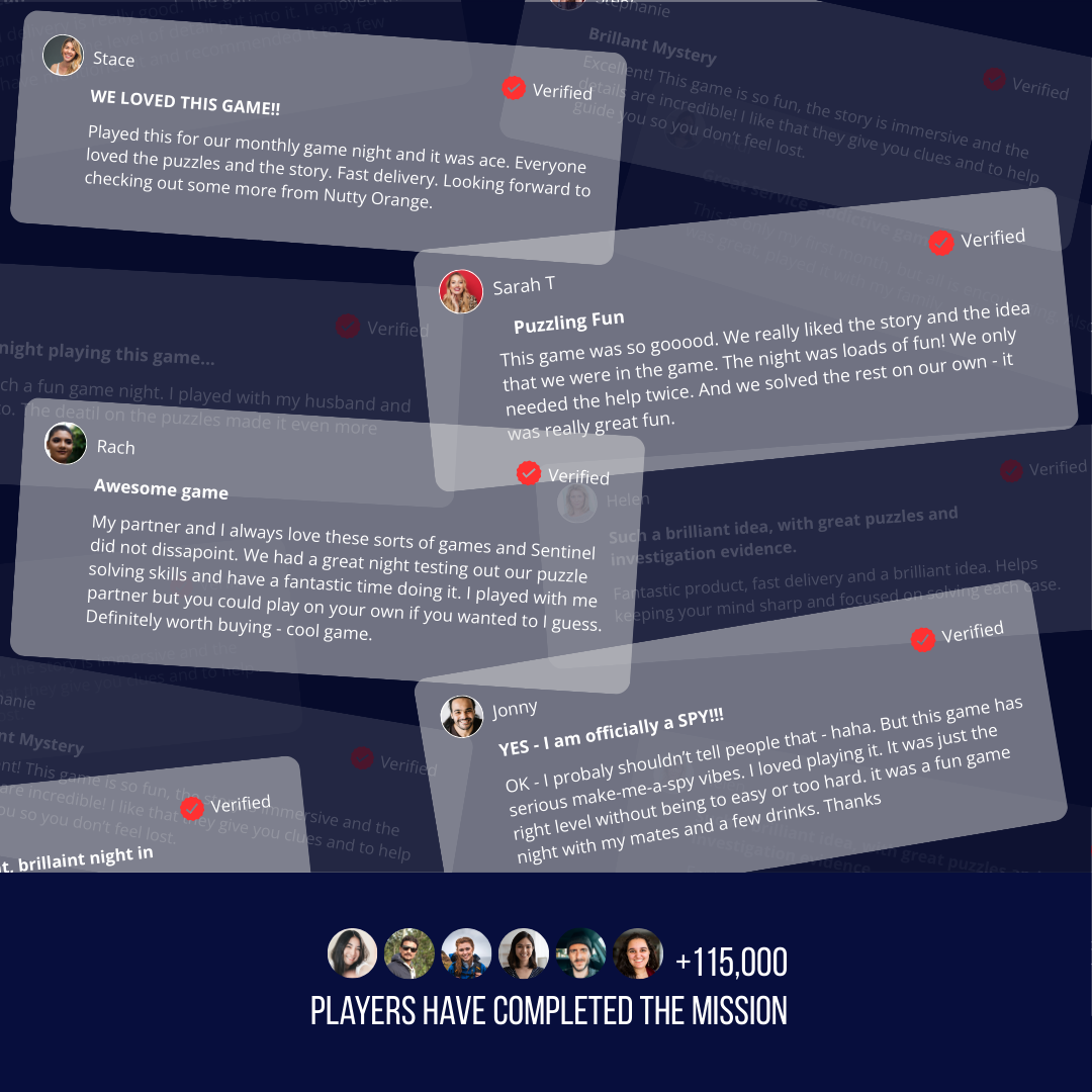 SENTINEL - A NEW Spy Mystery Game