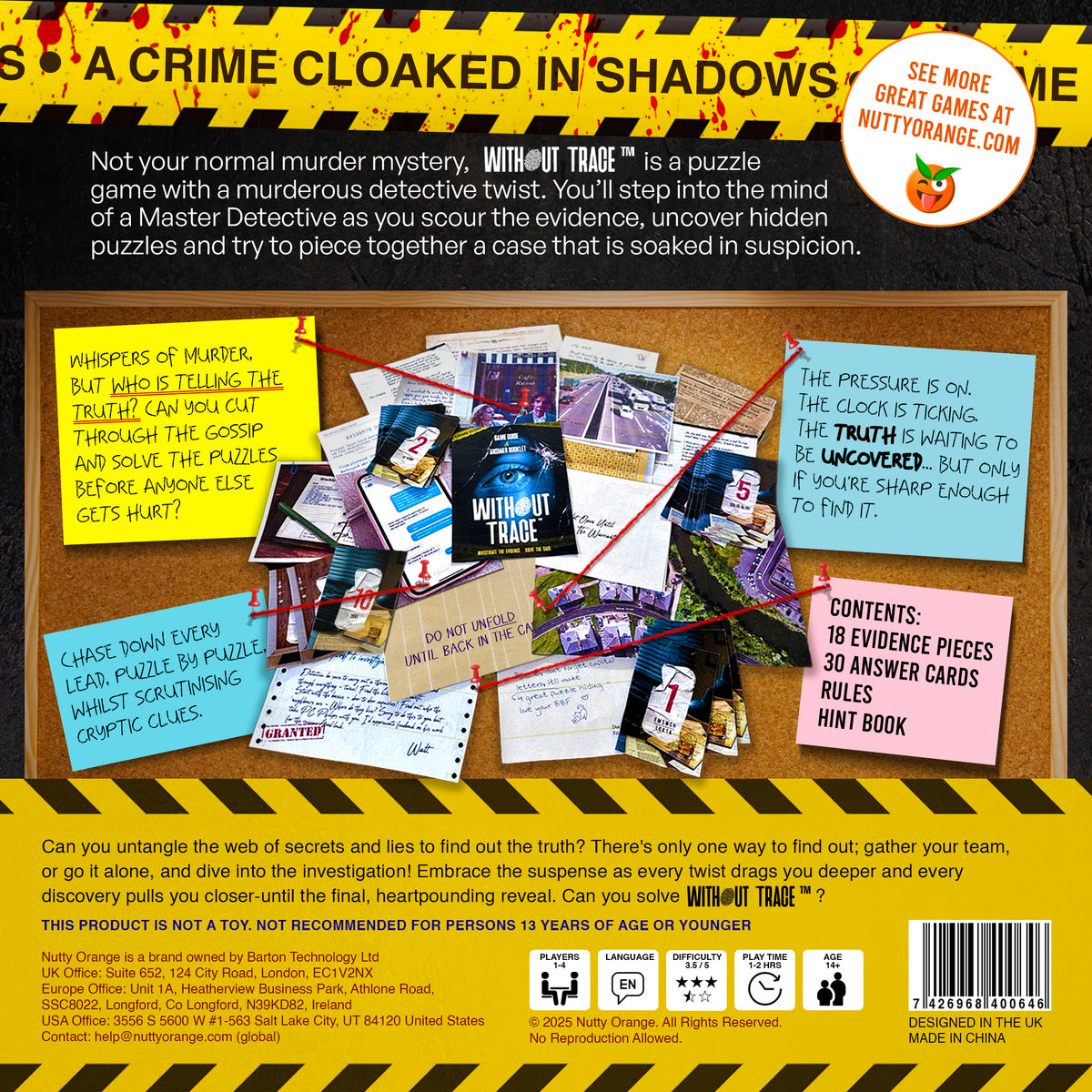 Without Trace - Murder Mystery Puzzle Game