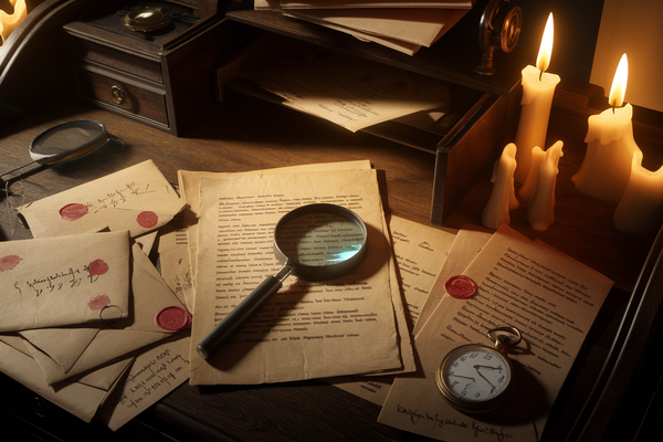 solve a mystery at home - Nutty Orange mystery game
