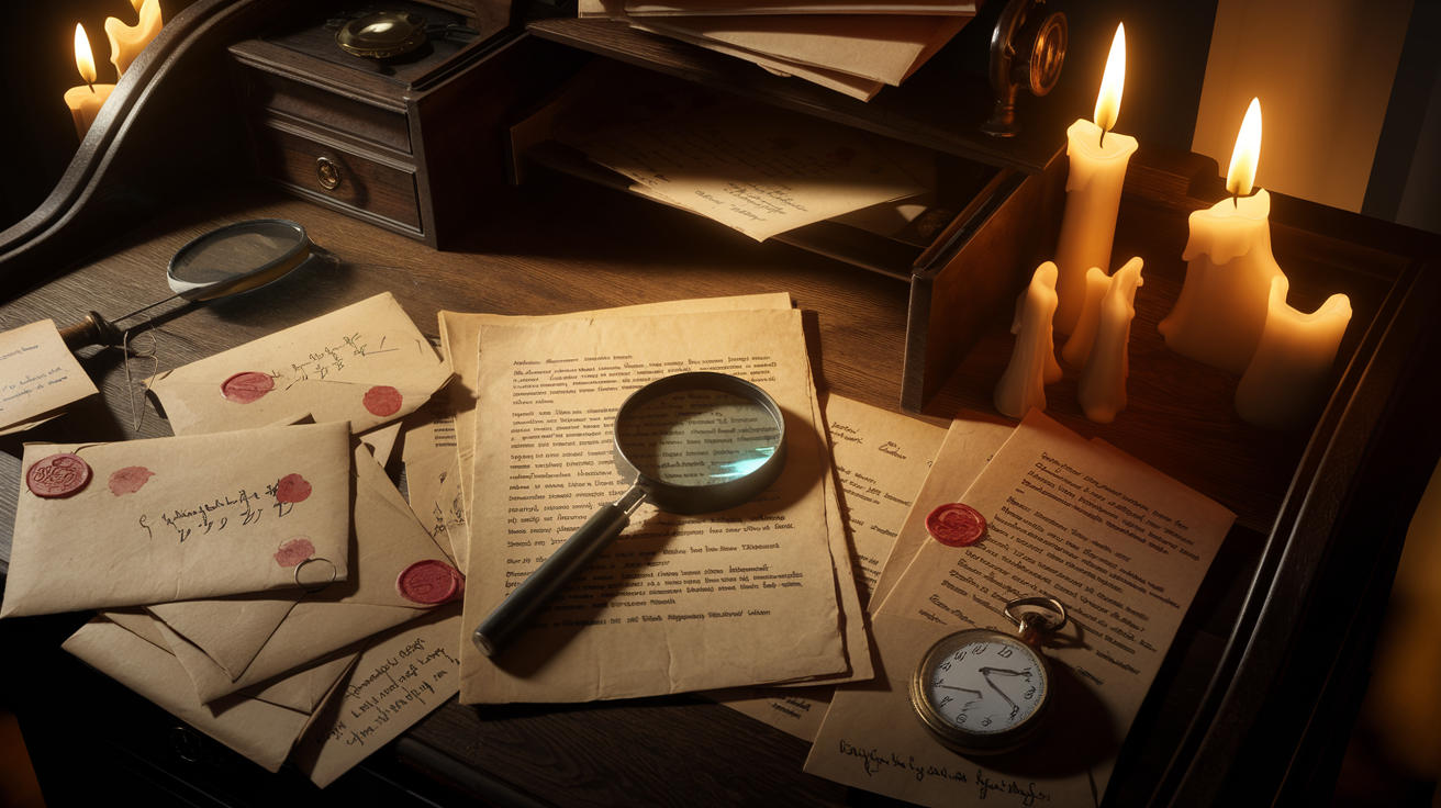 solve a mystery at home - Nutty Orange mystery game