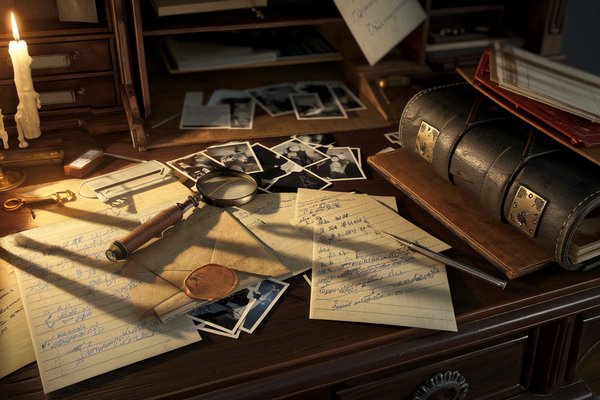 whodunit games for families — Nutty Orange mystery game
