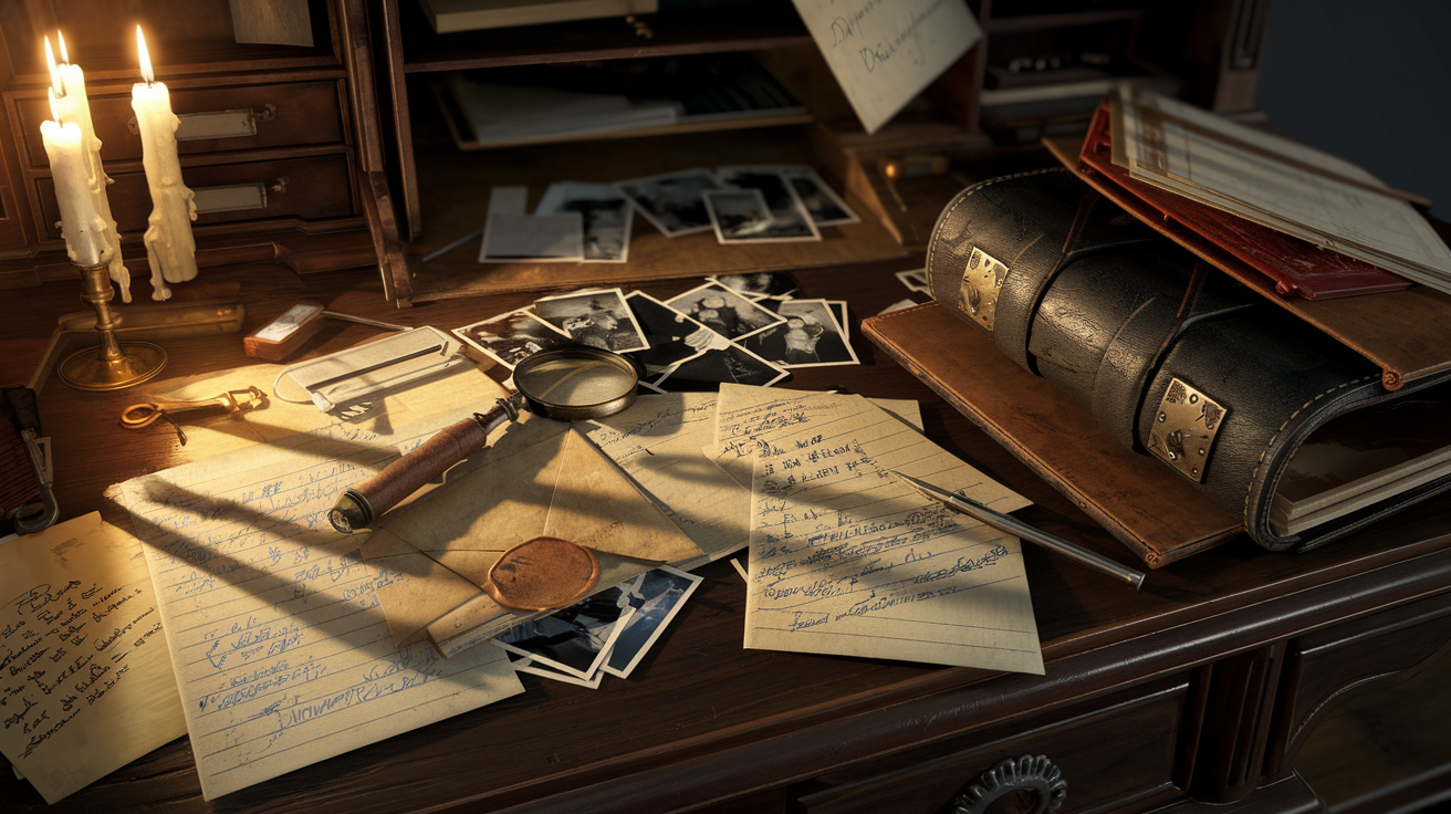 whodunit games for families — Nutty Orange mystery game