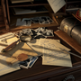 whodunit games for families — Nutty Orange mystery game