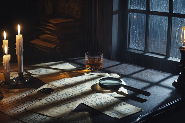 how to host a murder mystery party — Nutty Orange mystery game