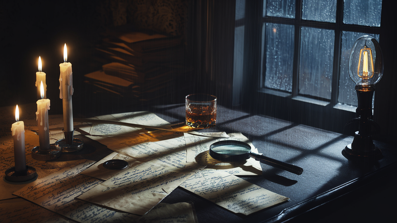 how to host a murder mystery party — Nutty Orange mystery game