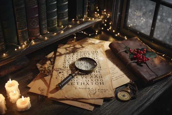 christmas escape room game — Nutty Orange mystery game