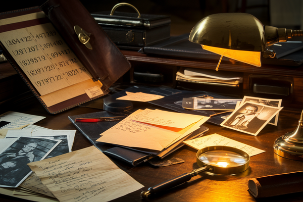 solve a crime subscription box — Nutty Orange mystery game