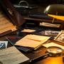 solve a crime subscription box — Nutty Orange mystery game