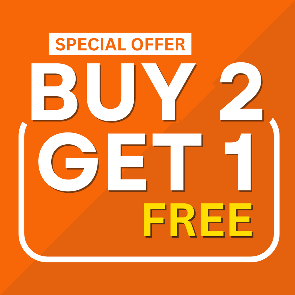 Buy 2 Get 1 FREE!