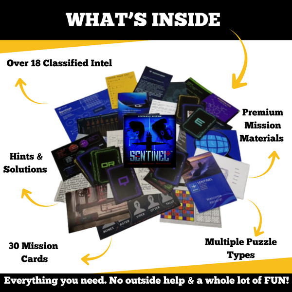 SENTINEL - Unique Escape Room Puzzle Board Game